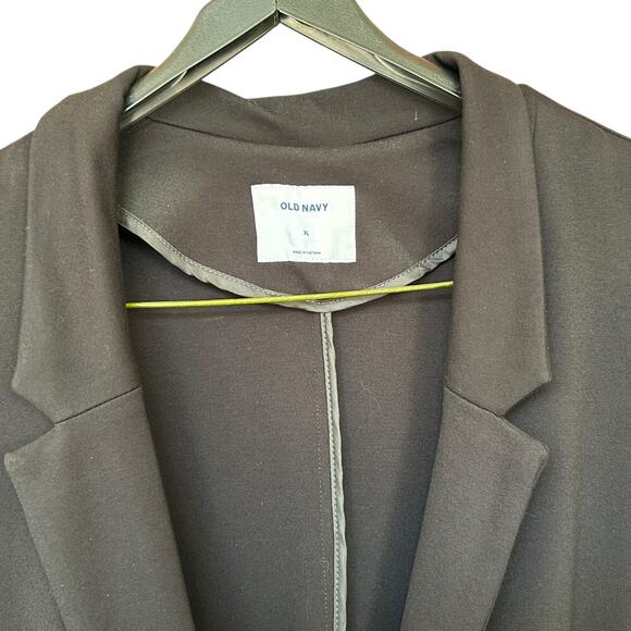 Old Navy Women's Black Oversized Blazer Size Large - Picture 2 of 4